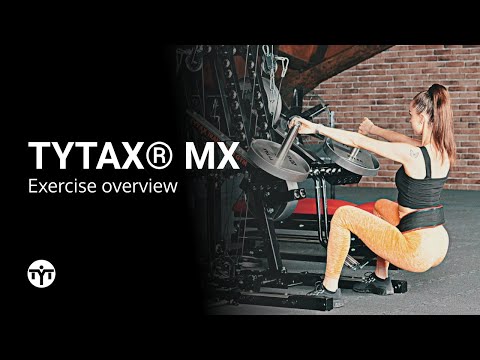 TYTAX MX mit Übungsarmen, Kabelzügen und Langhantel-Rack