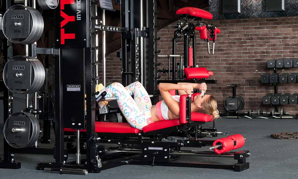TYTAX T1-X Multi-Gym Kraftstation mit Multipresse, Kabelzug und Power-Rack