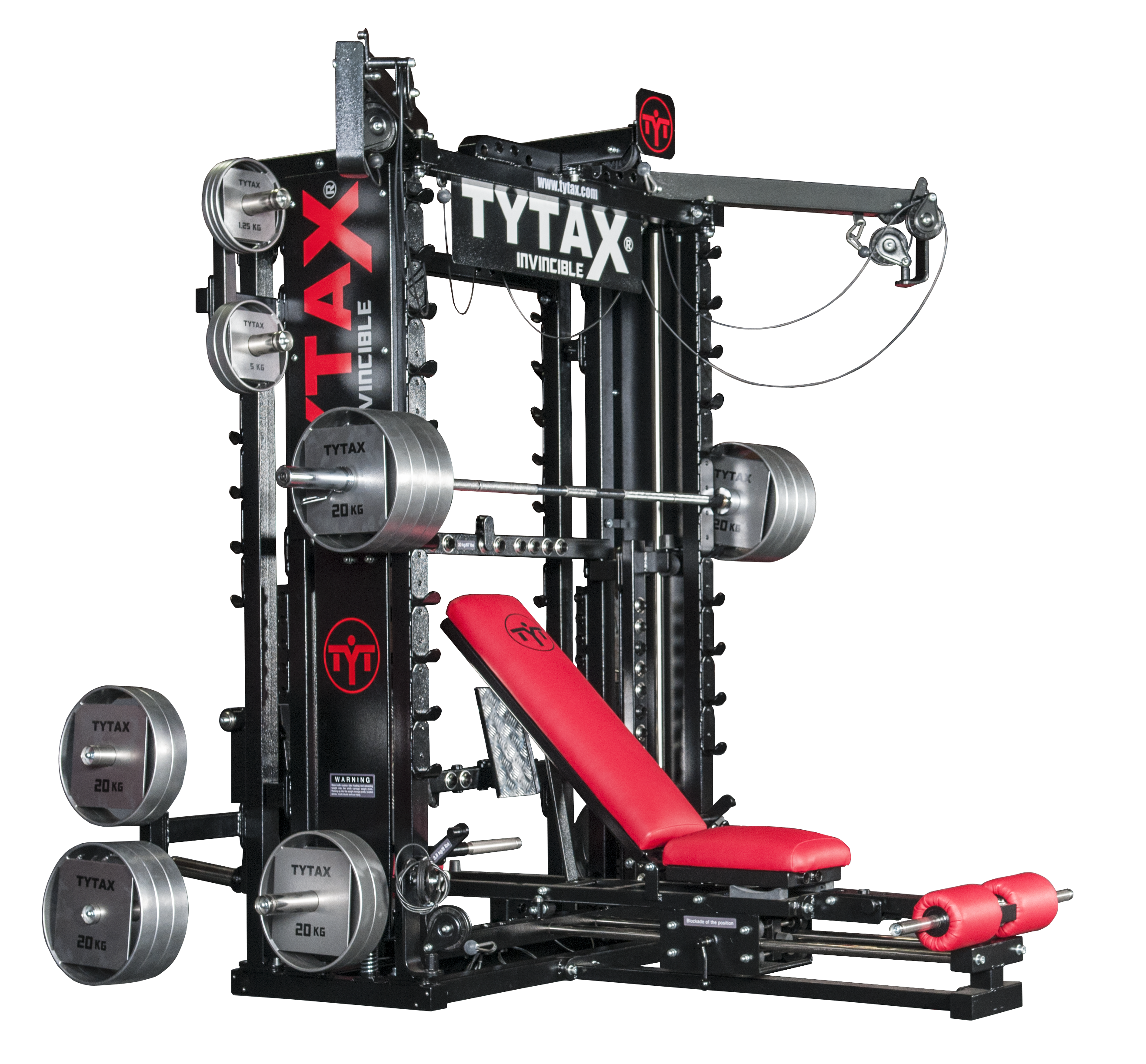 TYTAX T2 X Multi Gym Kraftstation mit Multipresse Kabelzug und Power