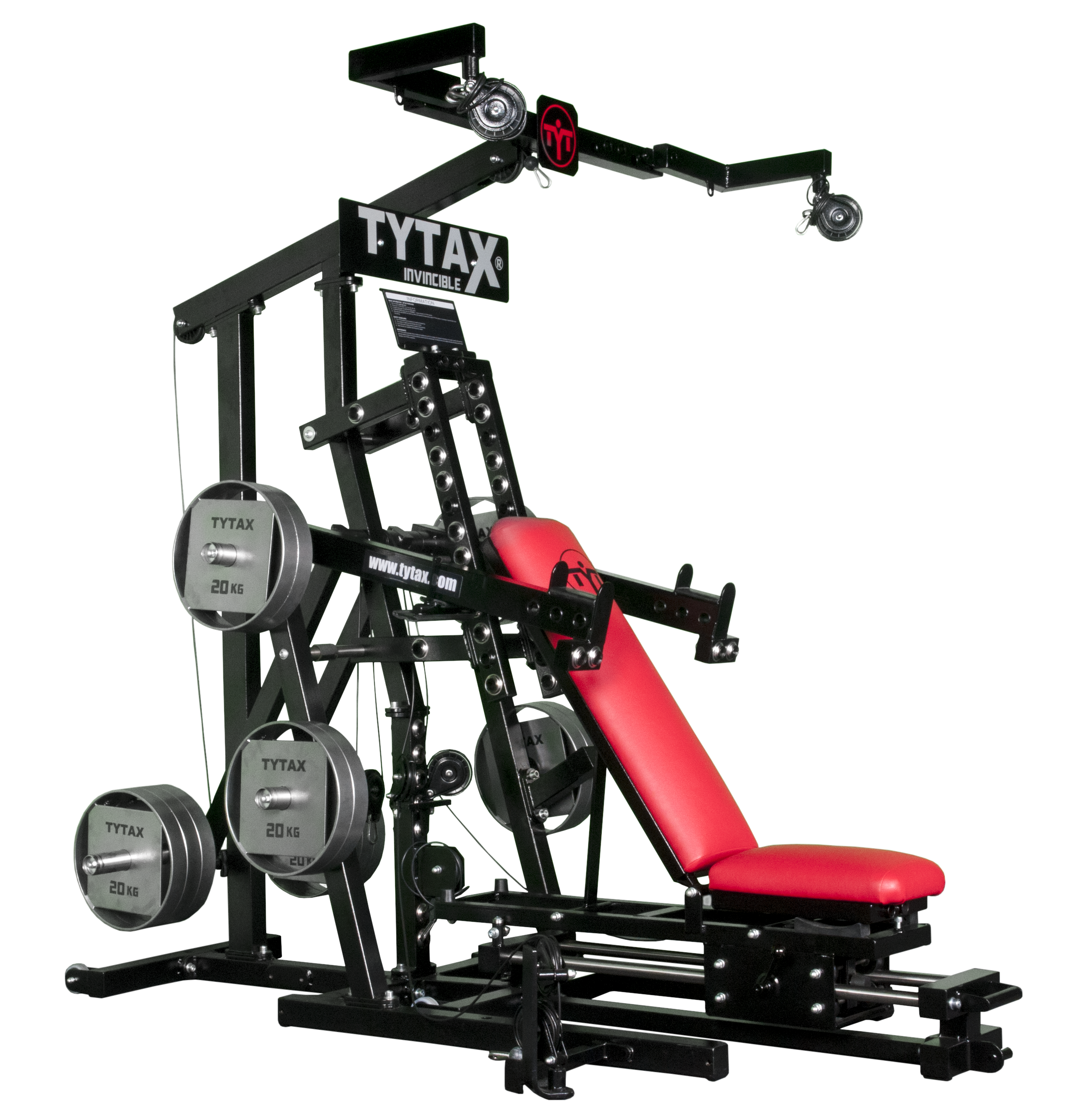 TYTAX M1 Multi Gym mit Ubungsarmen Kabelzugen und Langhantel Rack