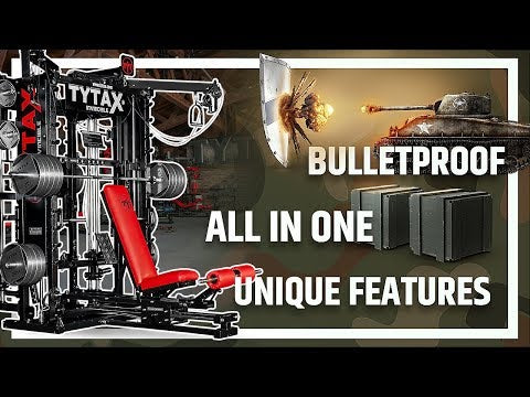 TYTAX T1-X Multi-Gym Kraftstation mit Multipresse, Kabelzug und Power-Rack