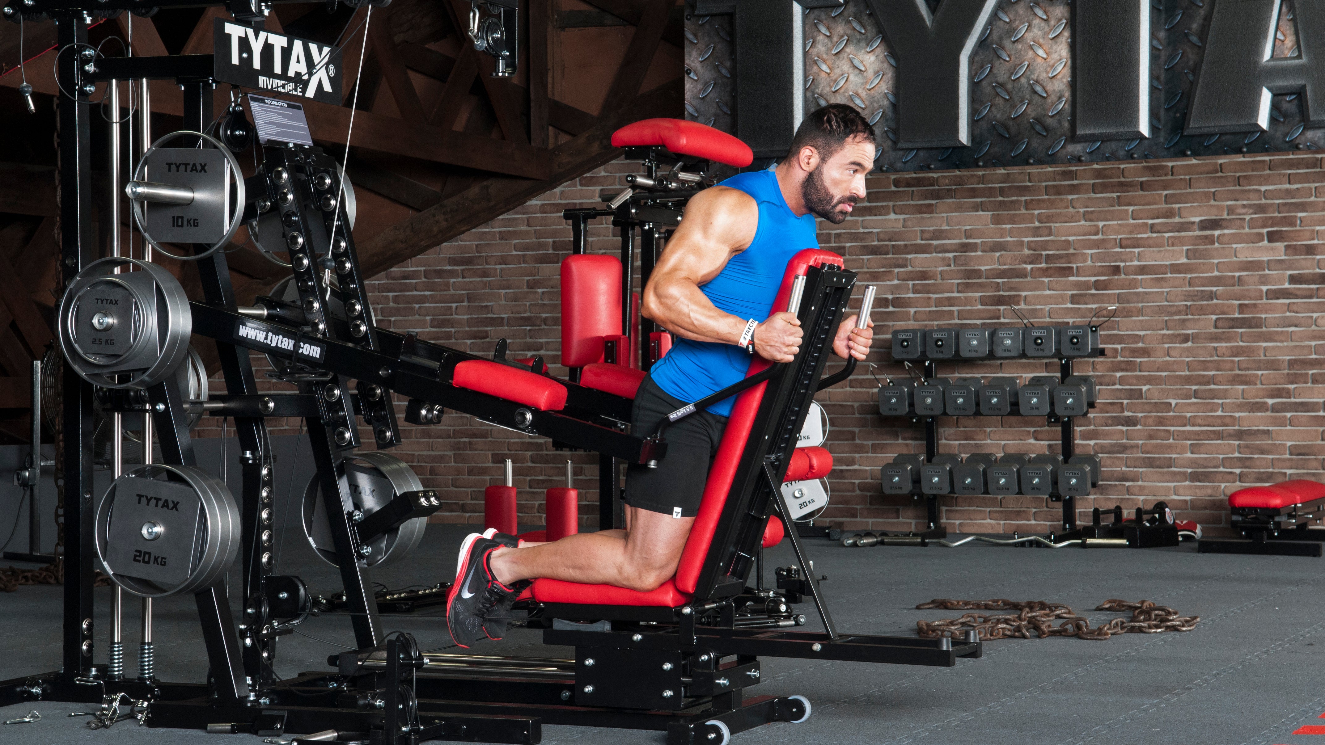 Rudern knieend Parallelgriff