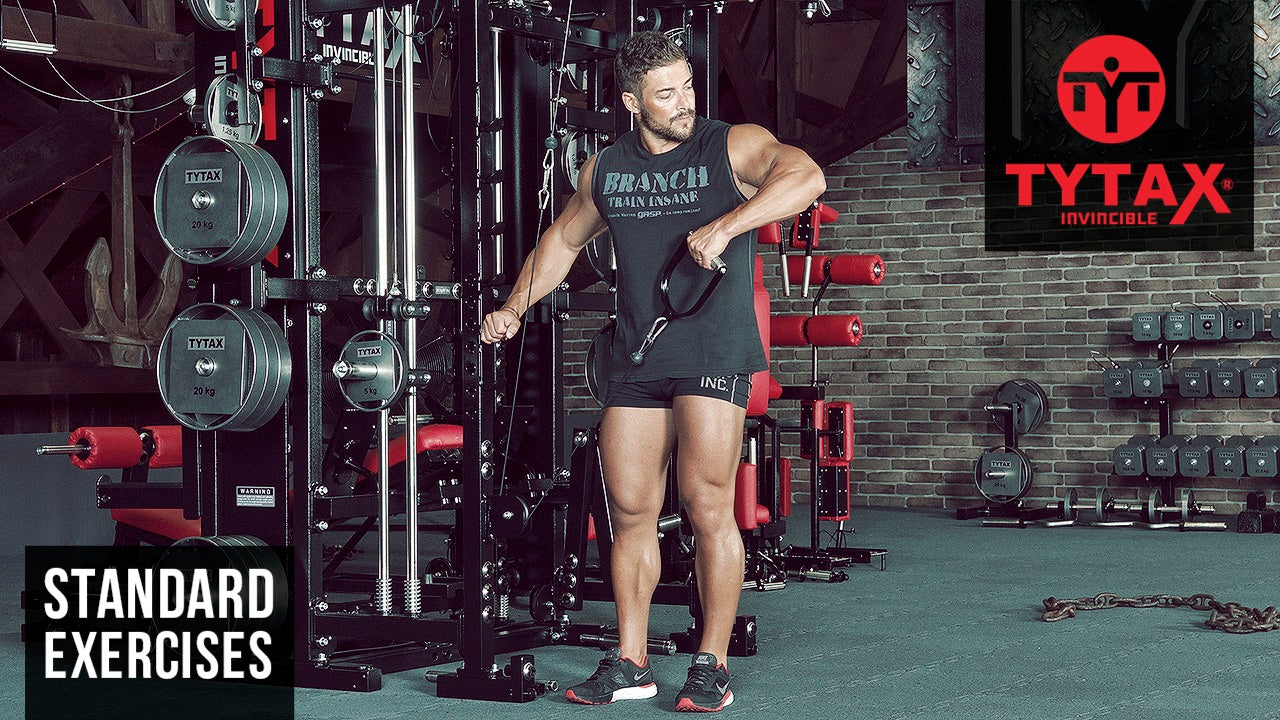 Rudern Kabelzug aufrecht