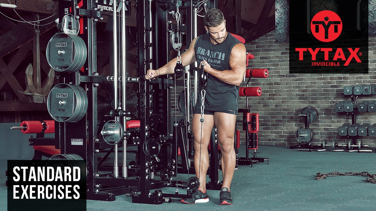 Curl Kabelzug stehend