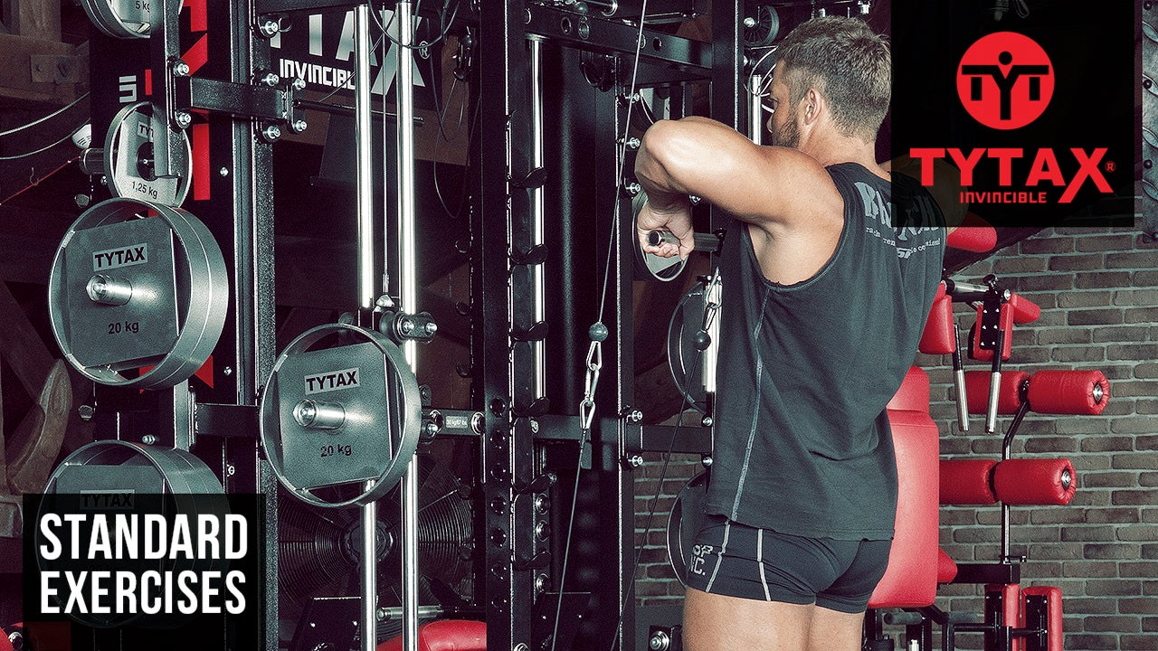 Rudern Kabelzug aufrecht