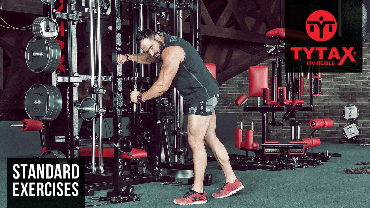 Kabelzug-Trizepsdrücken einarmig