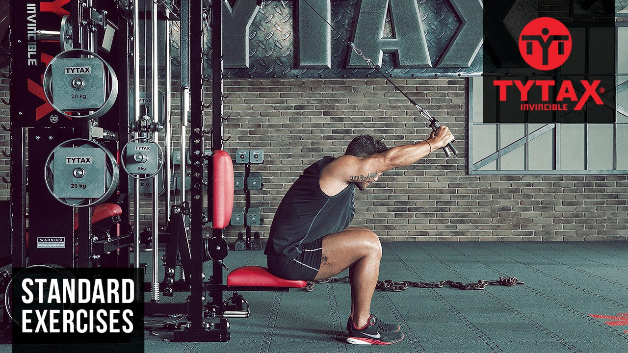 Trizepsstrecker Kabelzug sitzend