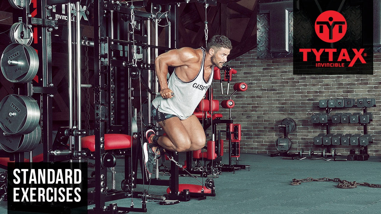 Dips mit Zusatzgewicht (Kabelzug)