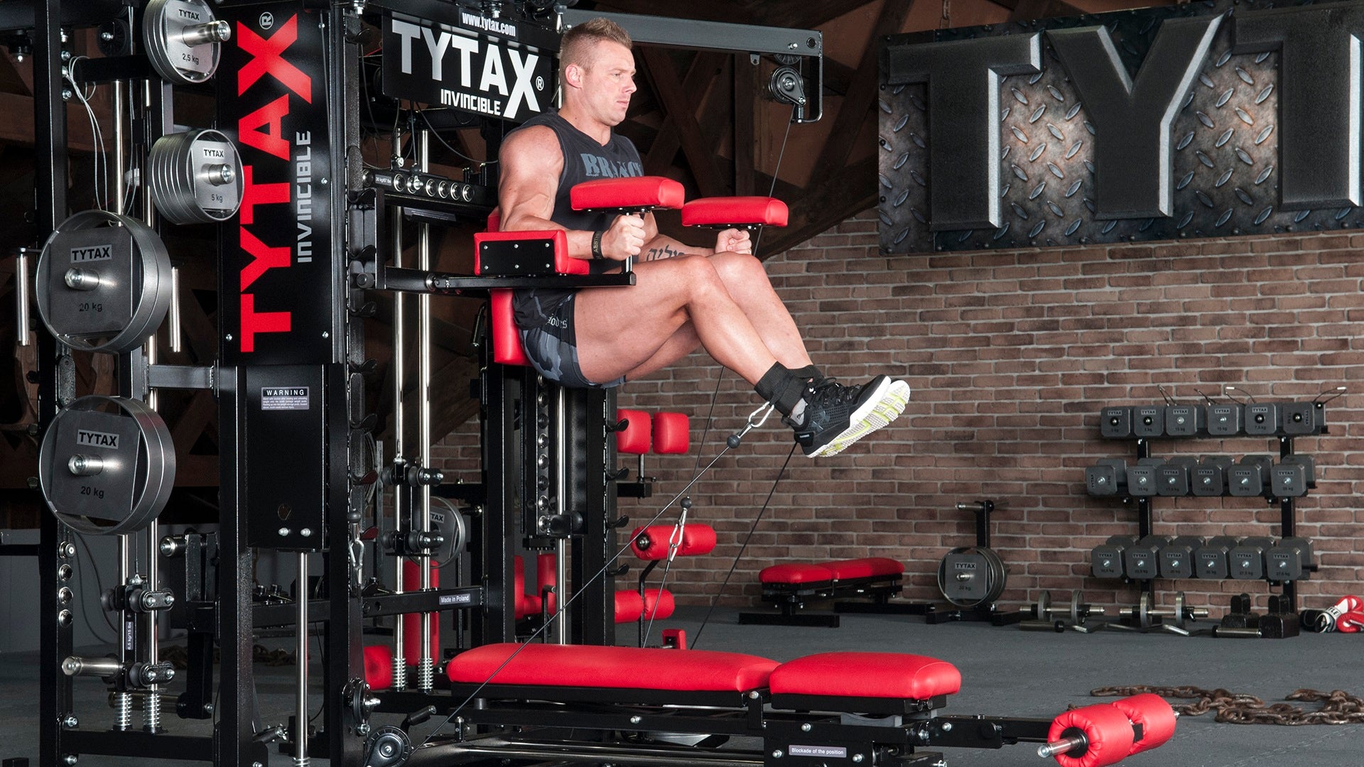 Beinheben Vorderseite Zusatzgewicht