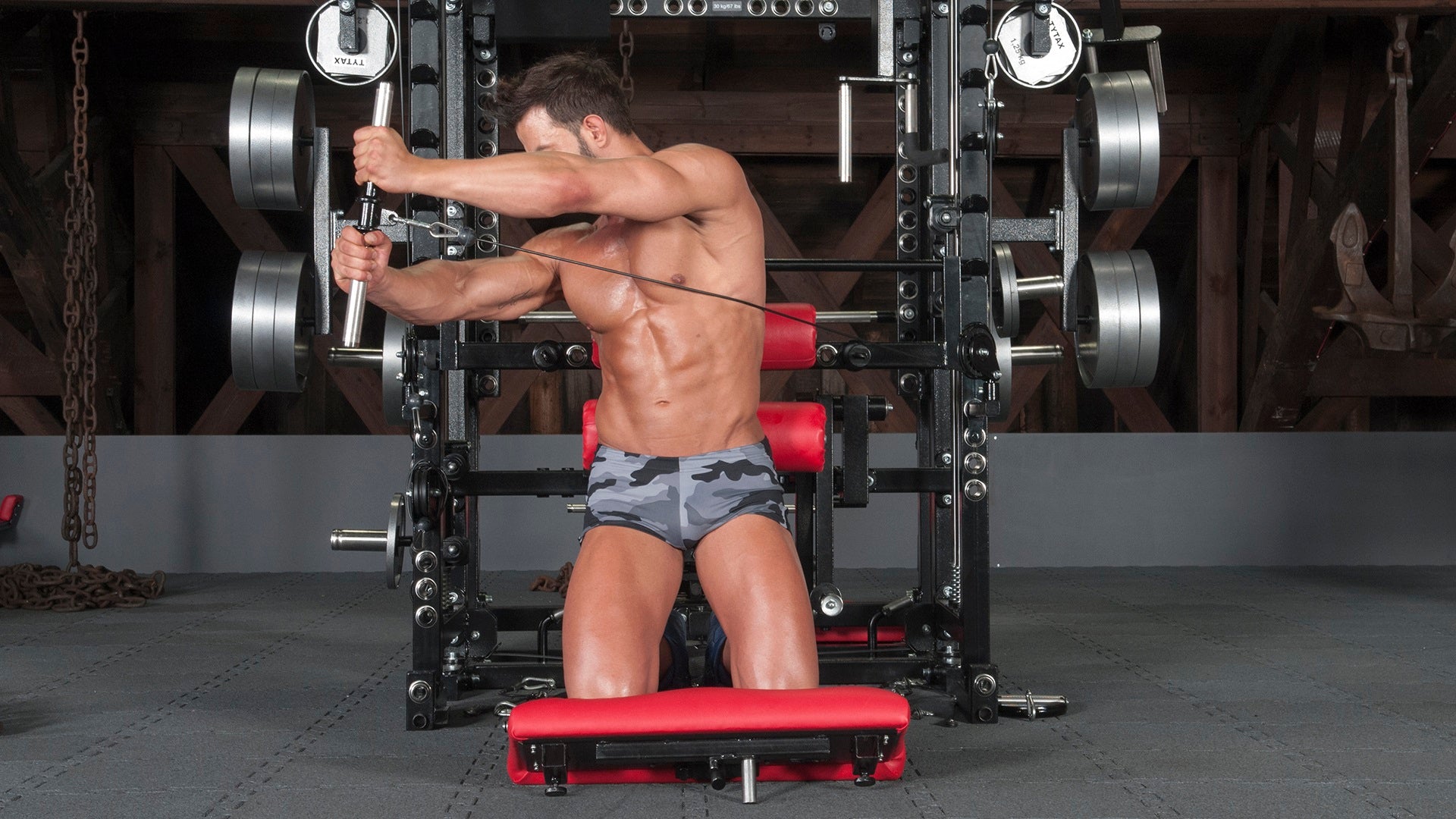 Kneeling Cable Twist (Back Support)