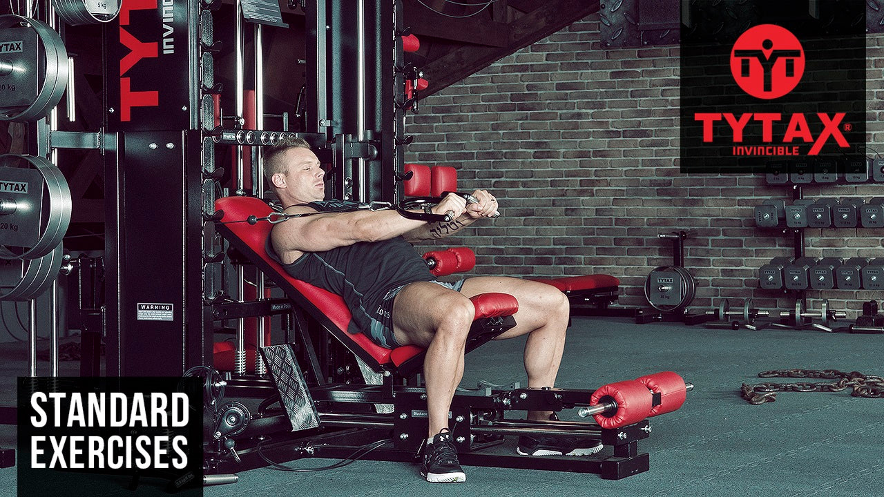 Cable Decline Chest Press