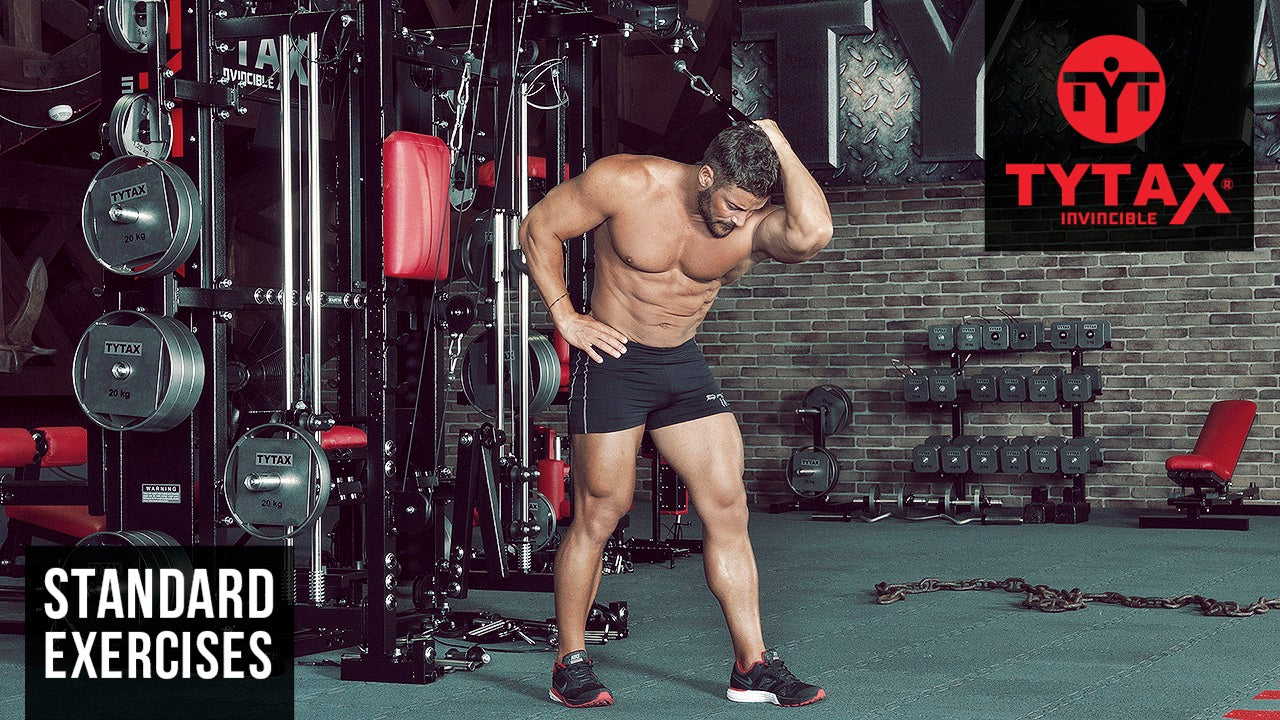 Cable Standing Oblique Crunch