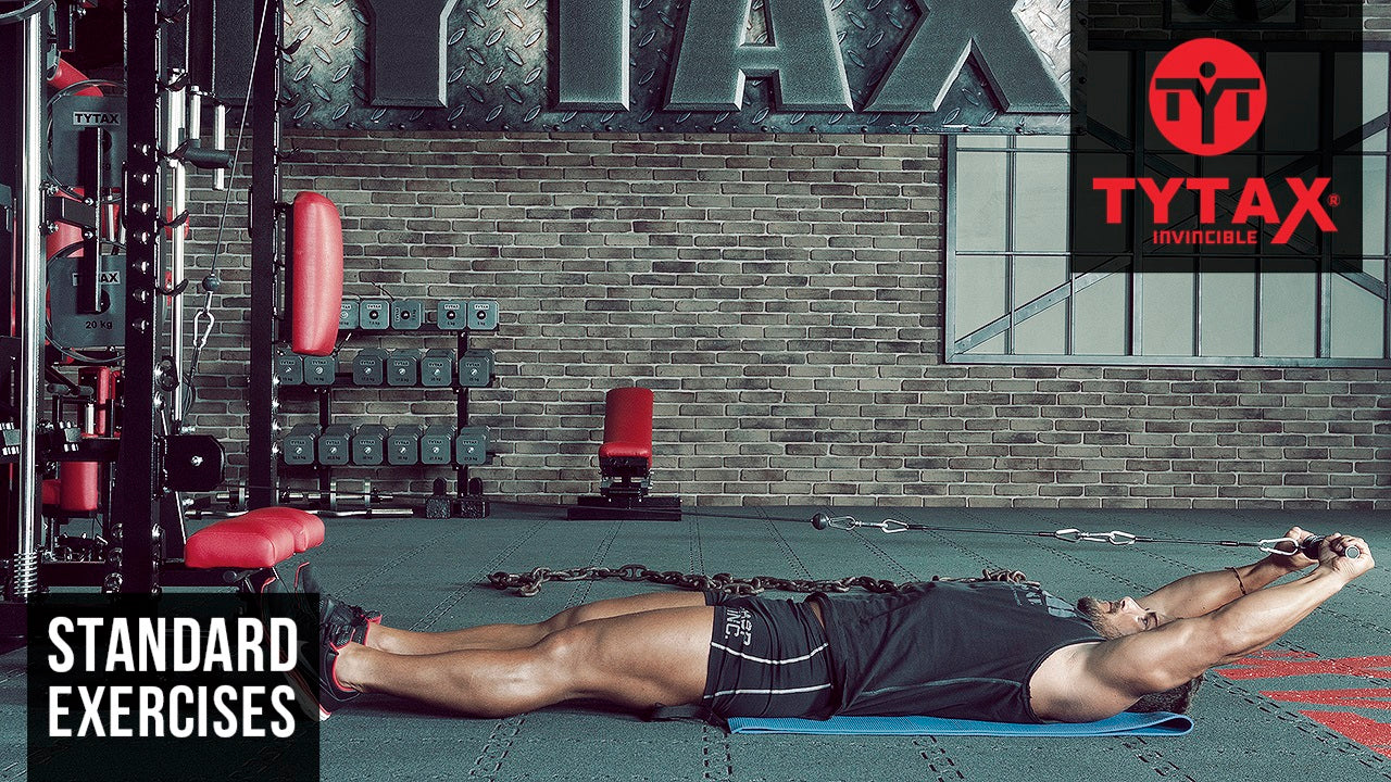 Lying Cable Front Raise