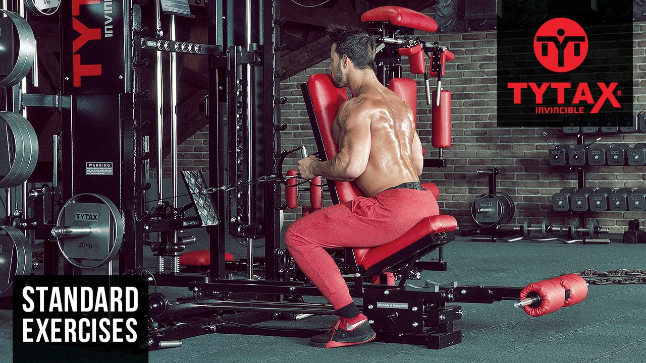 Cable Seated Iso Row (Chest Support) (Stirrups)