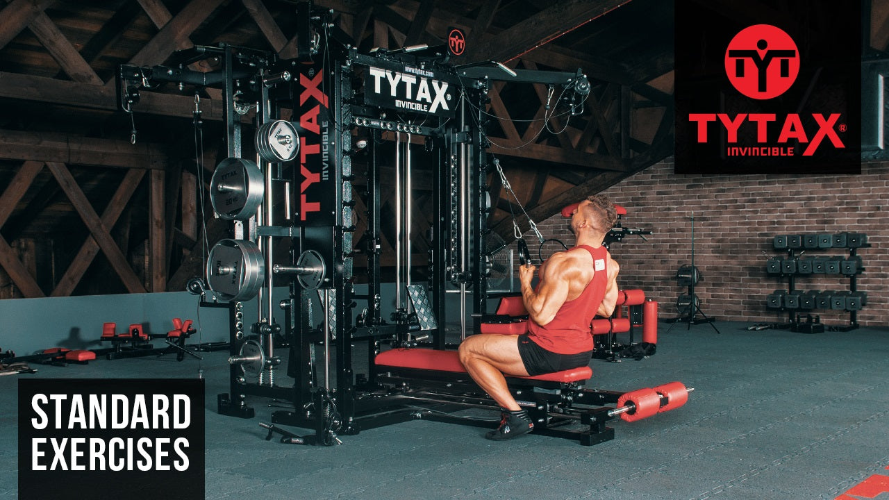 Cable Close-Grip Front Lat Pulldown (Stirrups)