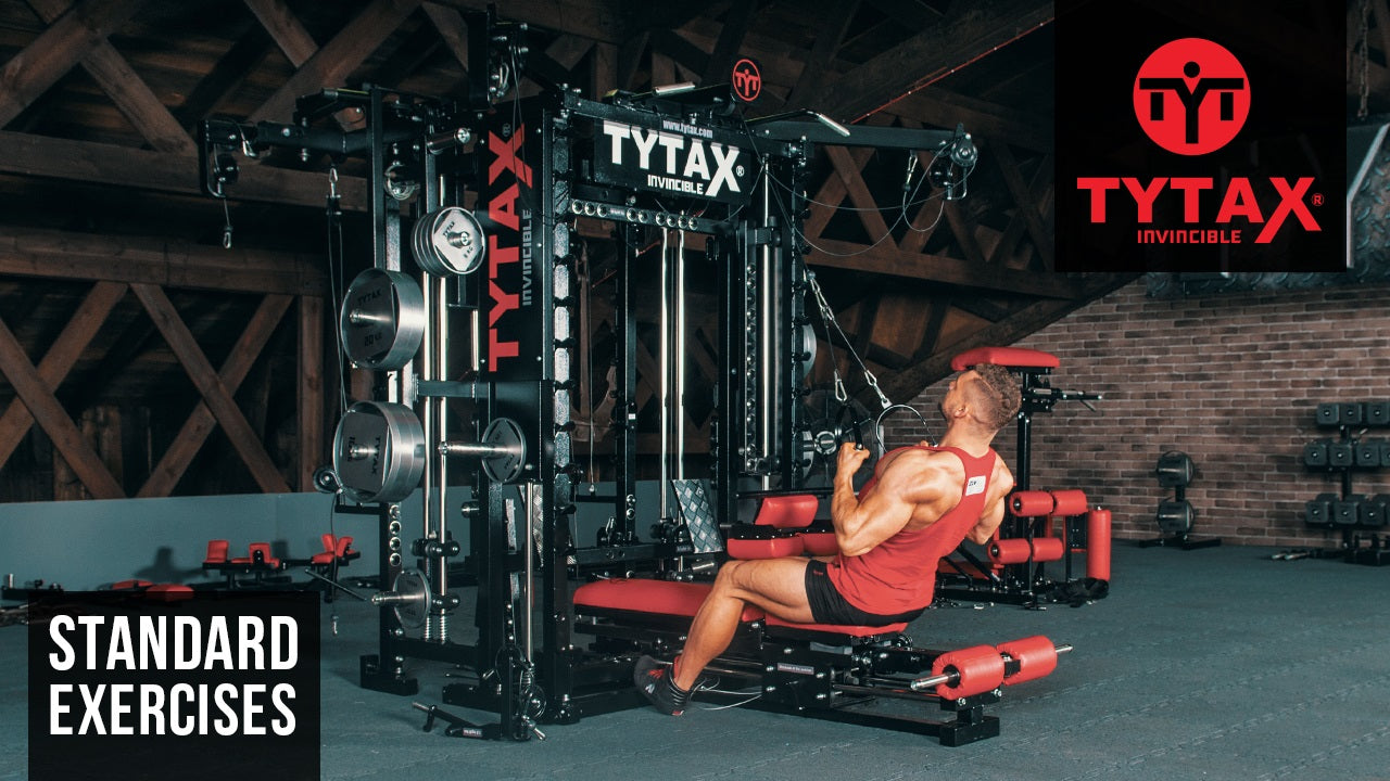 HIGH CABLE CLOSE-GRIP ROW (STIRRUPS)