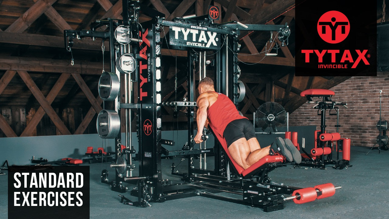 Cable One-Arm Prone Pullover