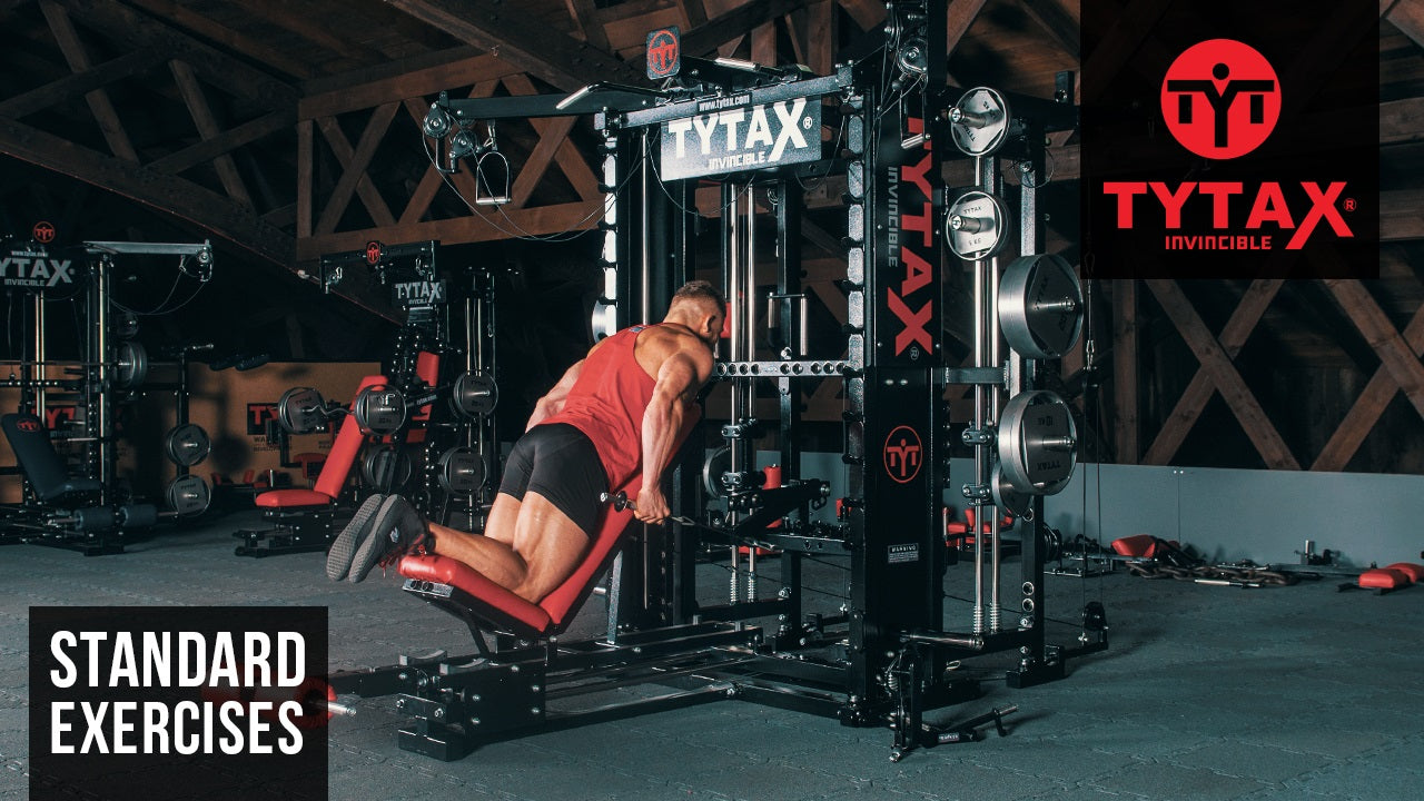 Cable Prone Hammer Triceps Pushdown