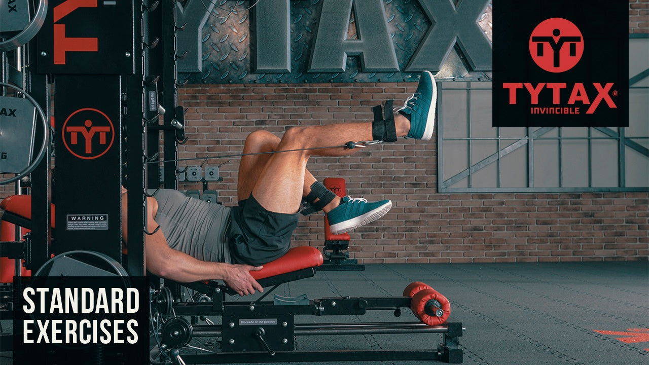 Lying Cable Bike Exercise