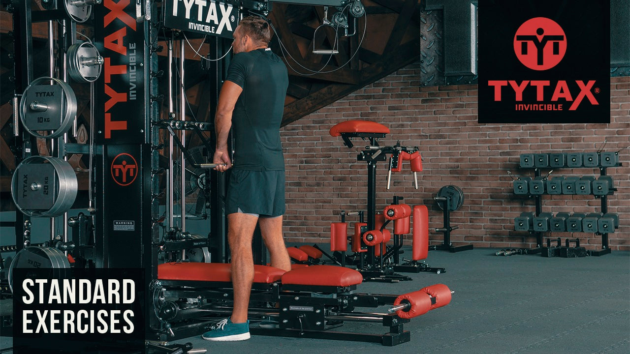 Standing Reverse Close-Grip Hammer Smith Shrug