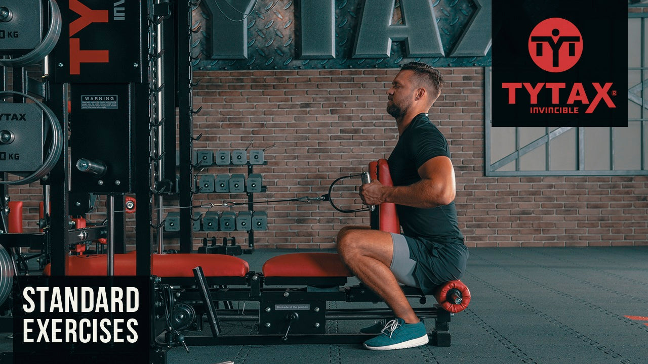 Seated Cable Close-Grip Row (Stirrups & Chest Support)