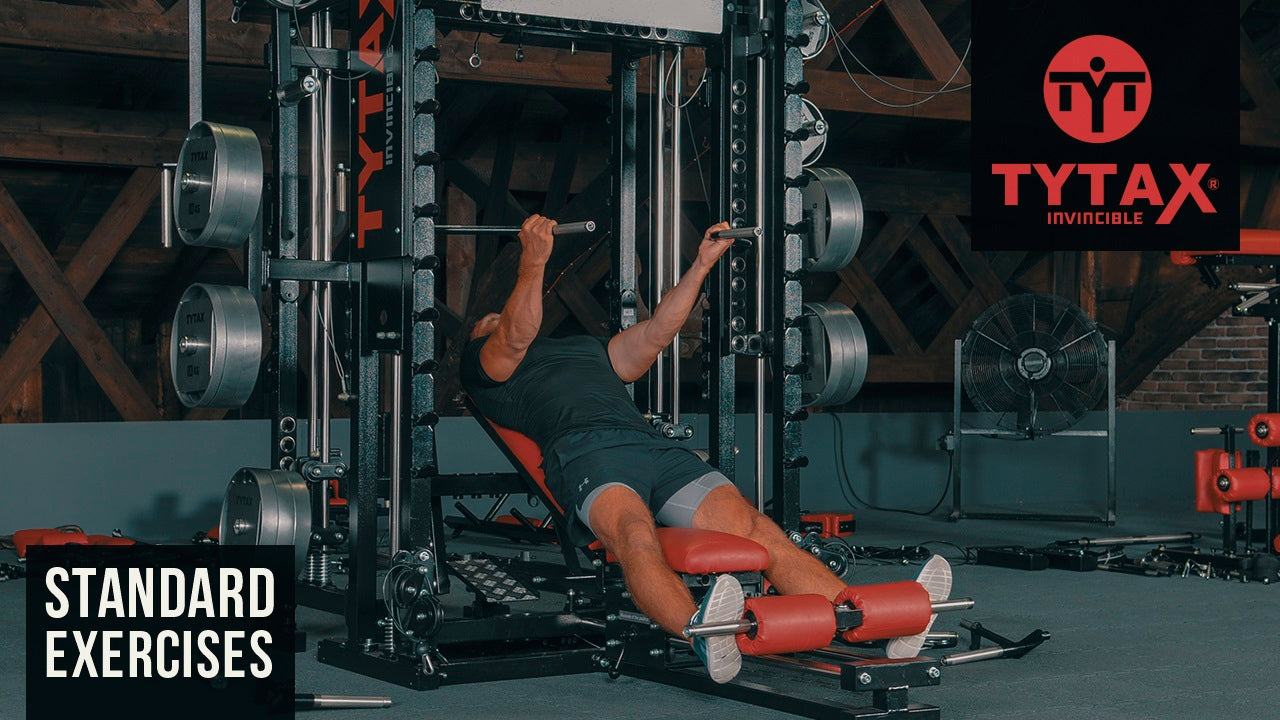 Incline Smith Reverse Grip Front Raise