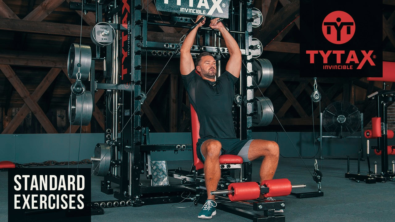 Cable Seated Overhead Lateral Raise