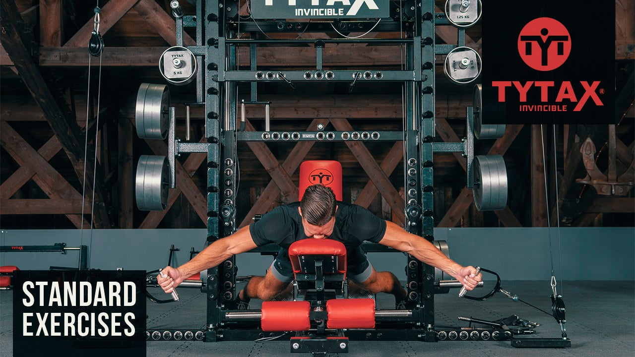 Prone Cable Overhead Lateral Raise