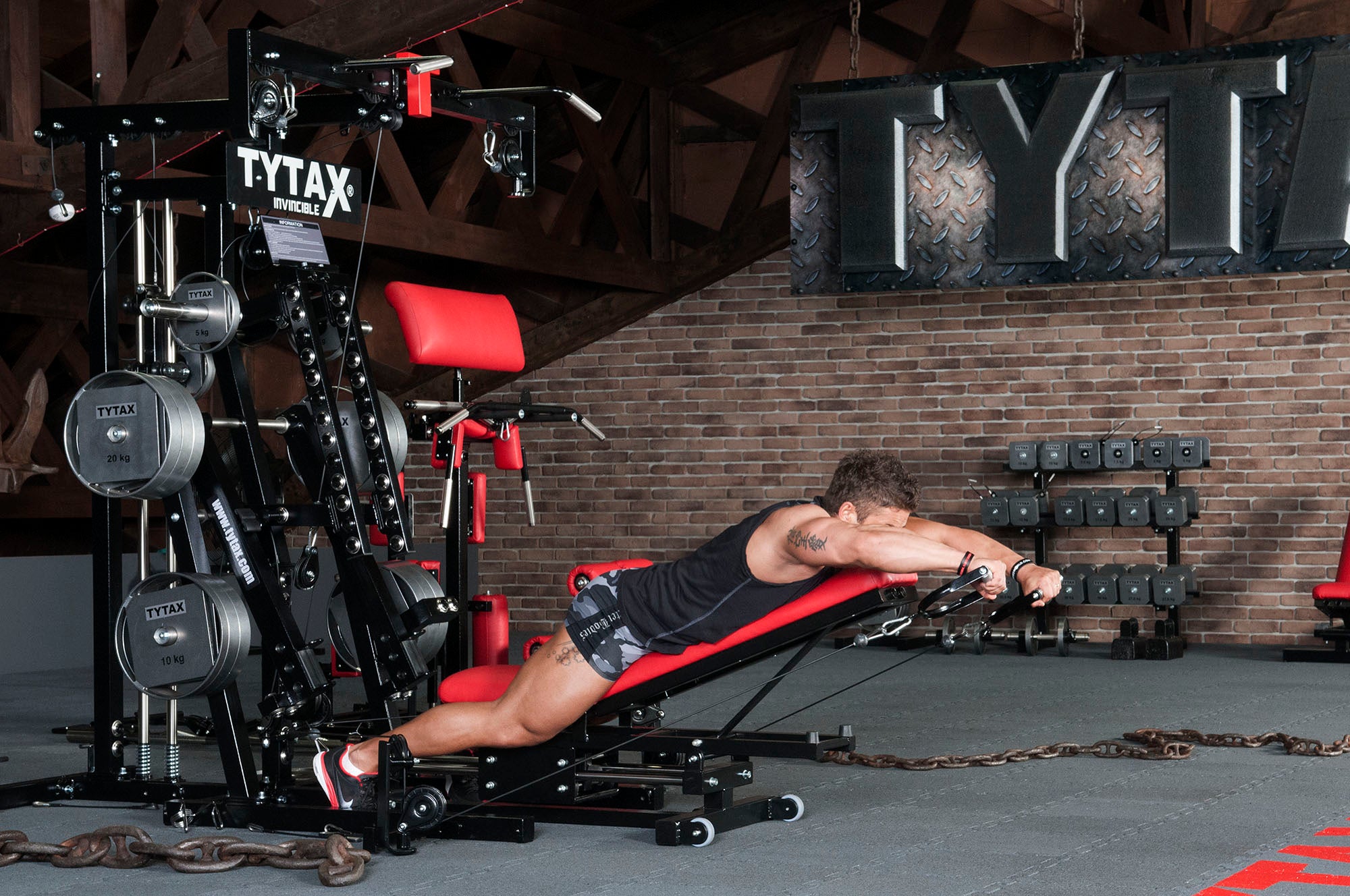 Frontheben liegend am Kabelzug