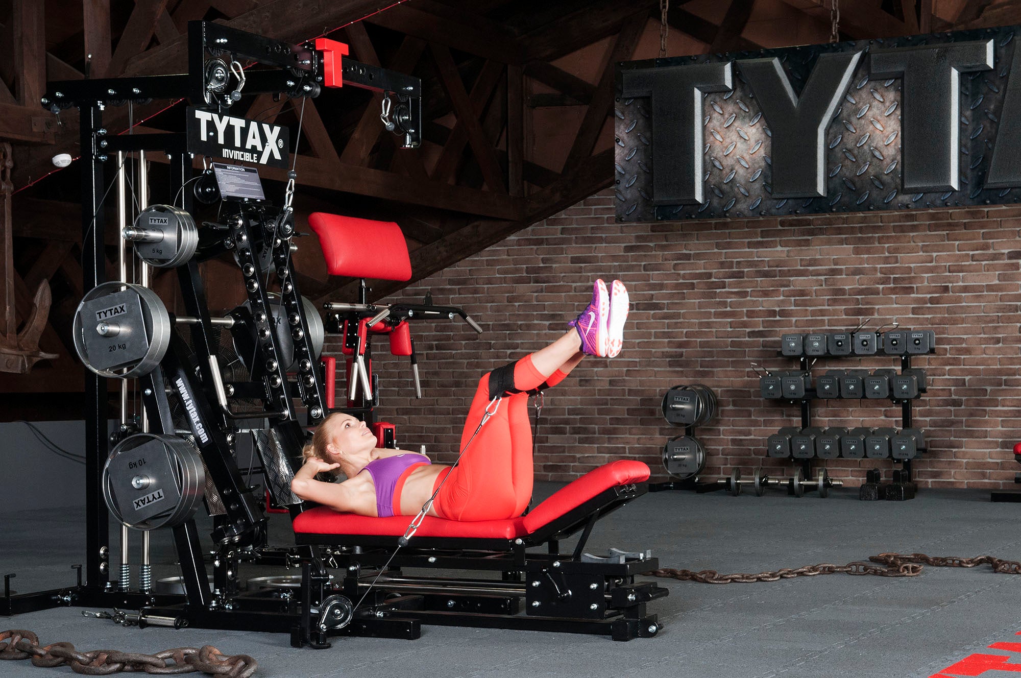 Adduktion am Kabelzug