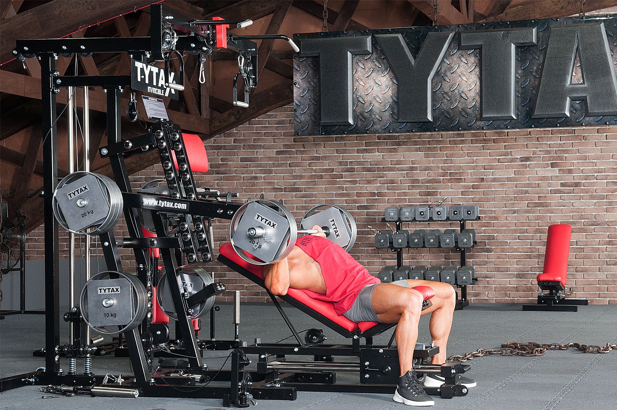 Langhantel Schrägbankdrücken positiv