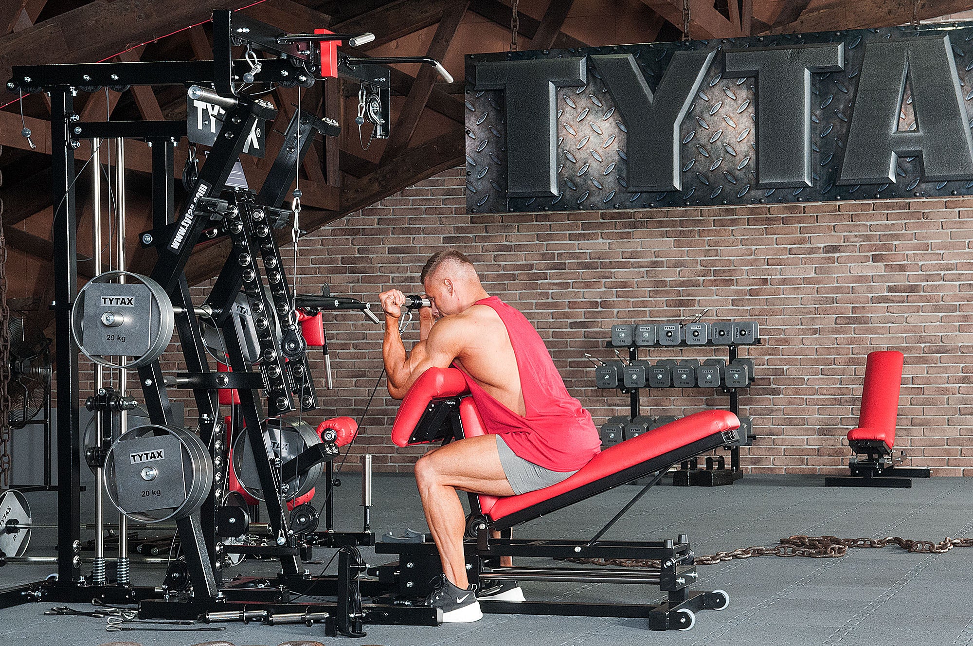 Kabelzug Preacher Curls