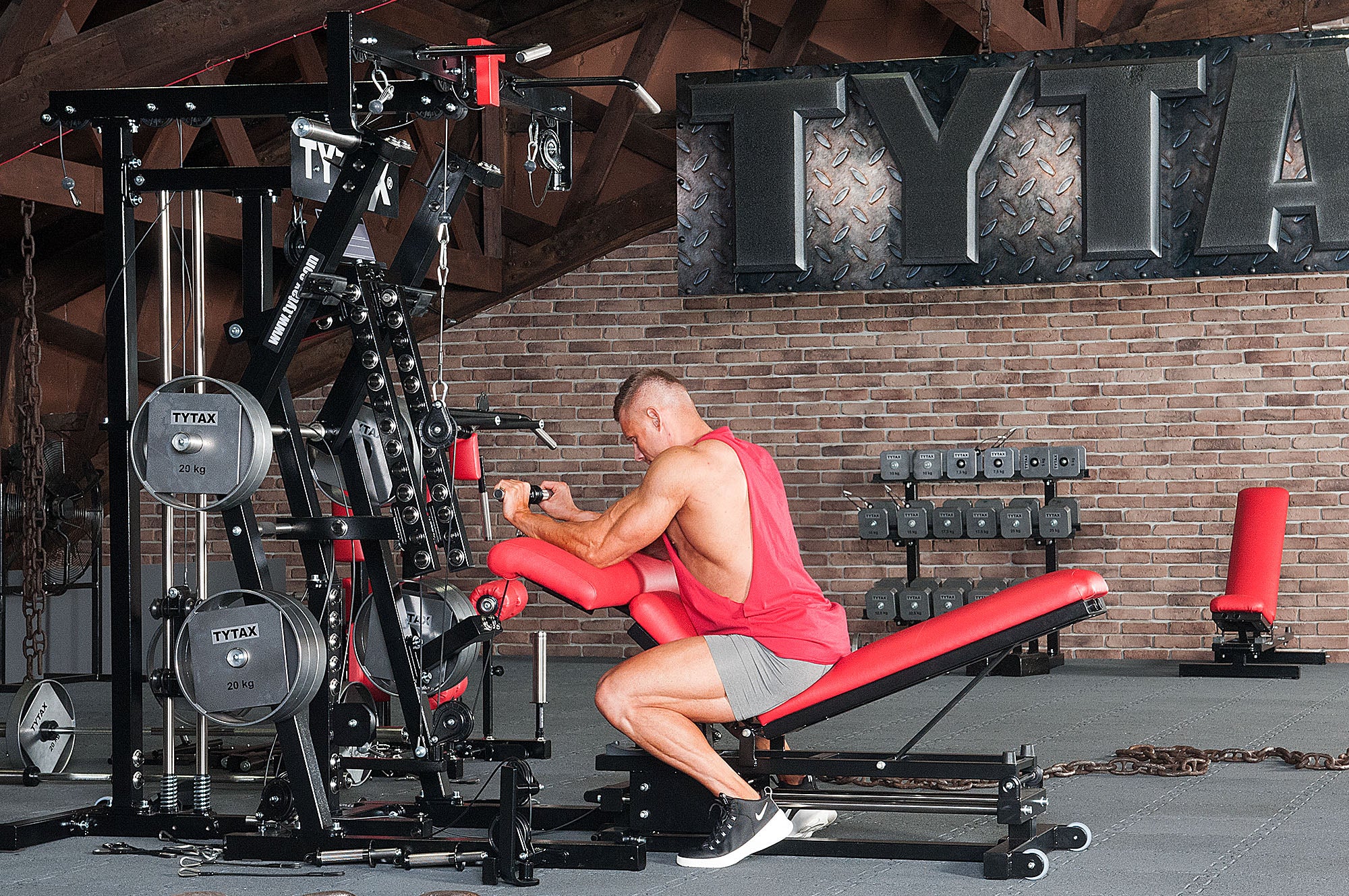 Kabelzug Scottb. Unterarm-Curls reverse