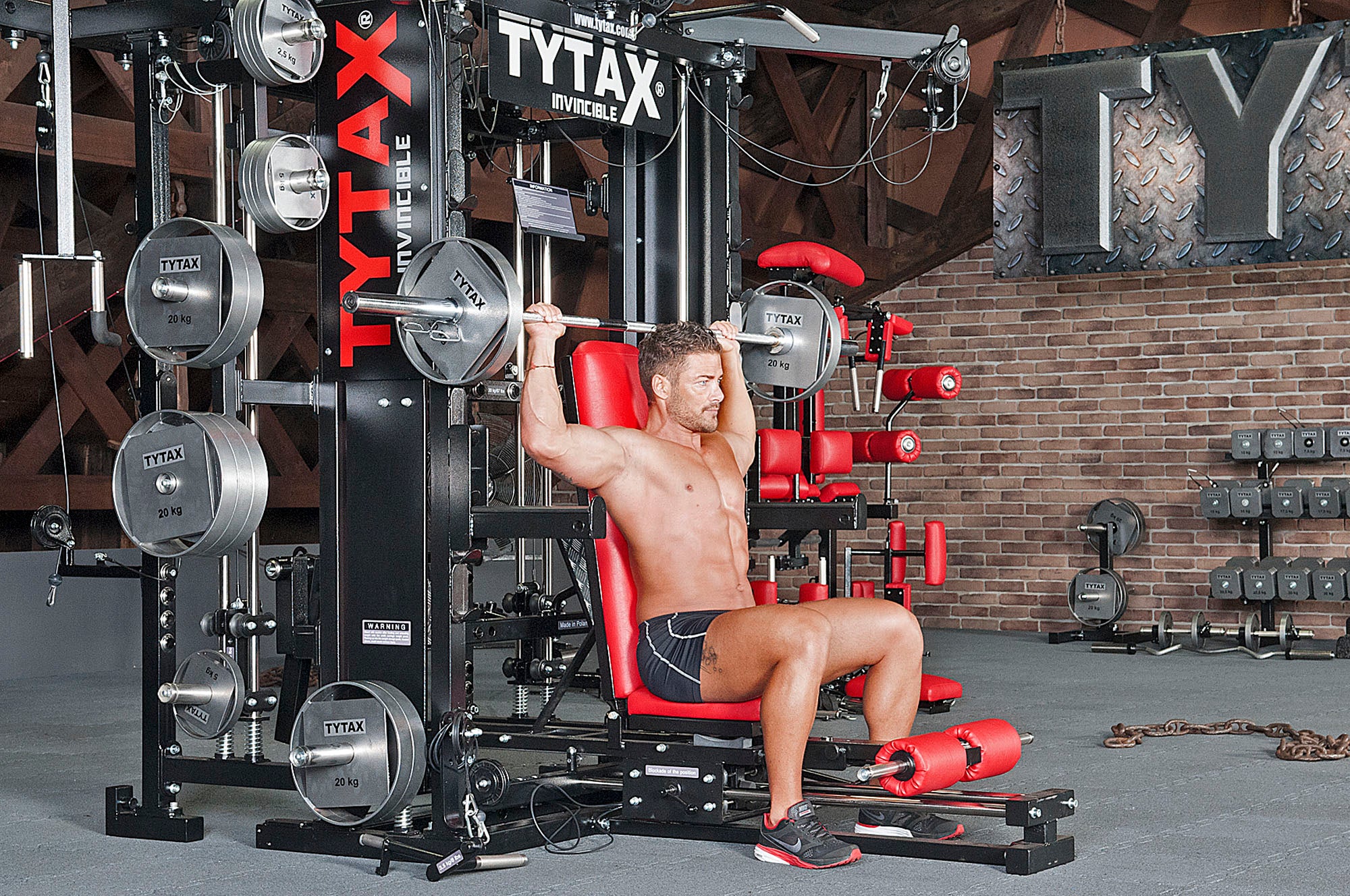 Langhantel Schulterdrücken