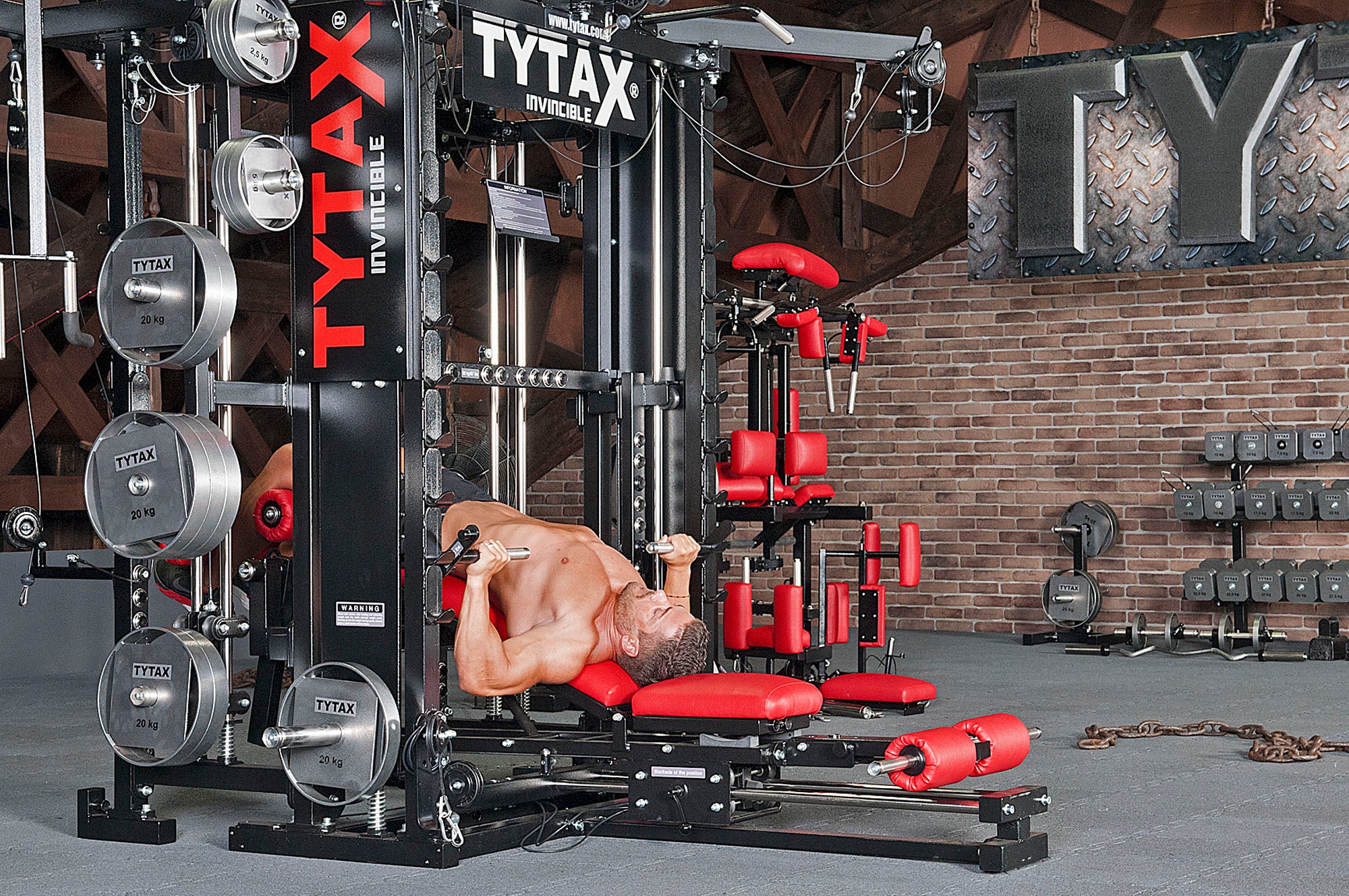 Negatives Bankdrücken Multipresse