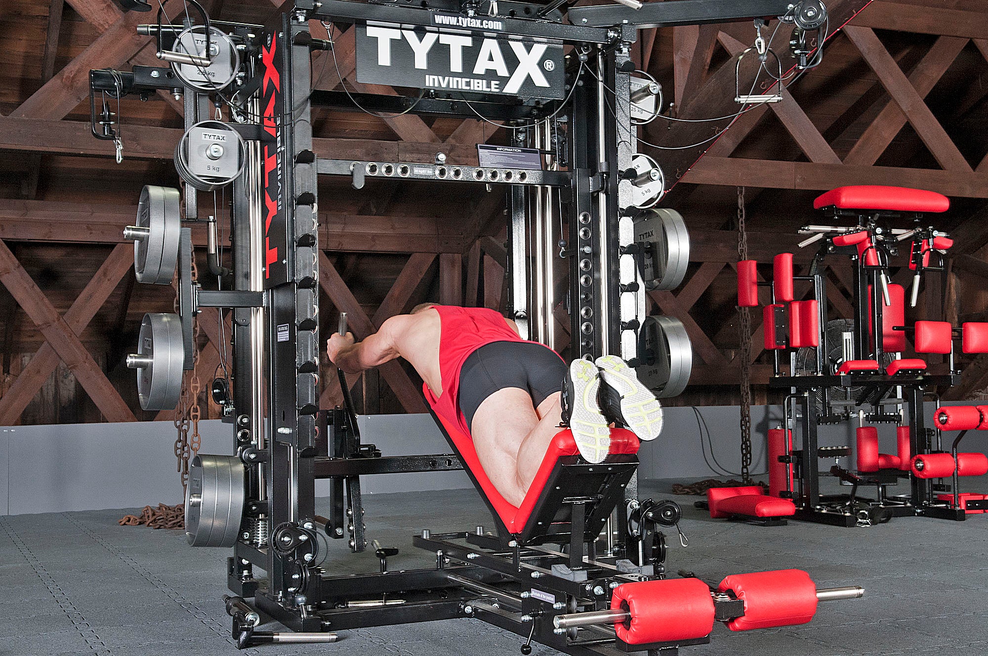 Schulterdrücken Schlitten/Rollsitz