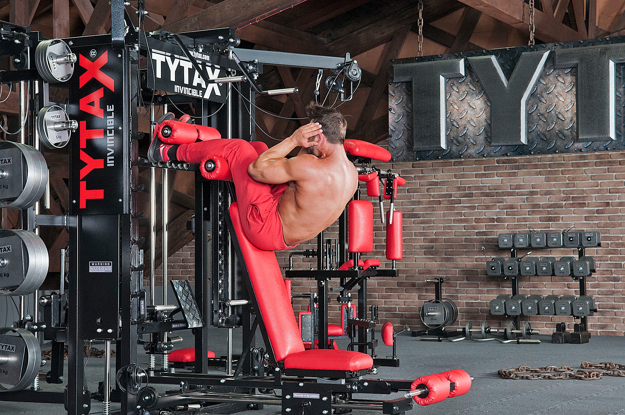 Crunch frei-hängend