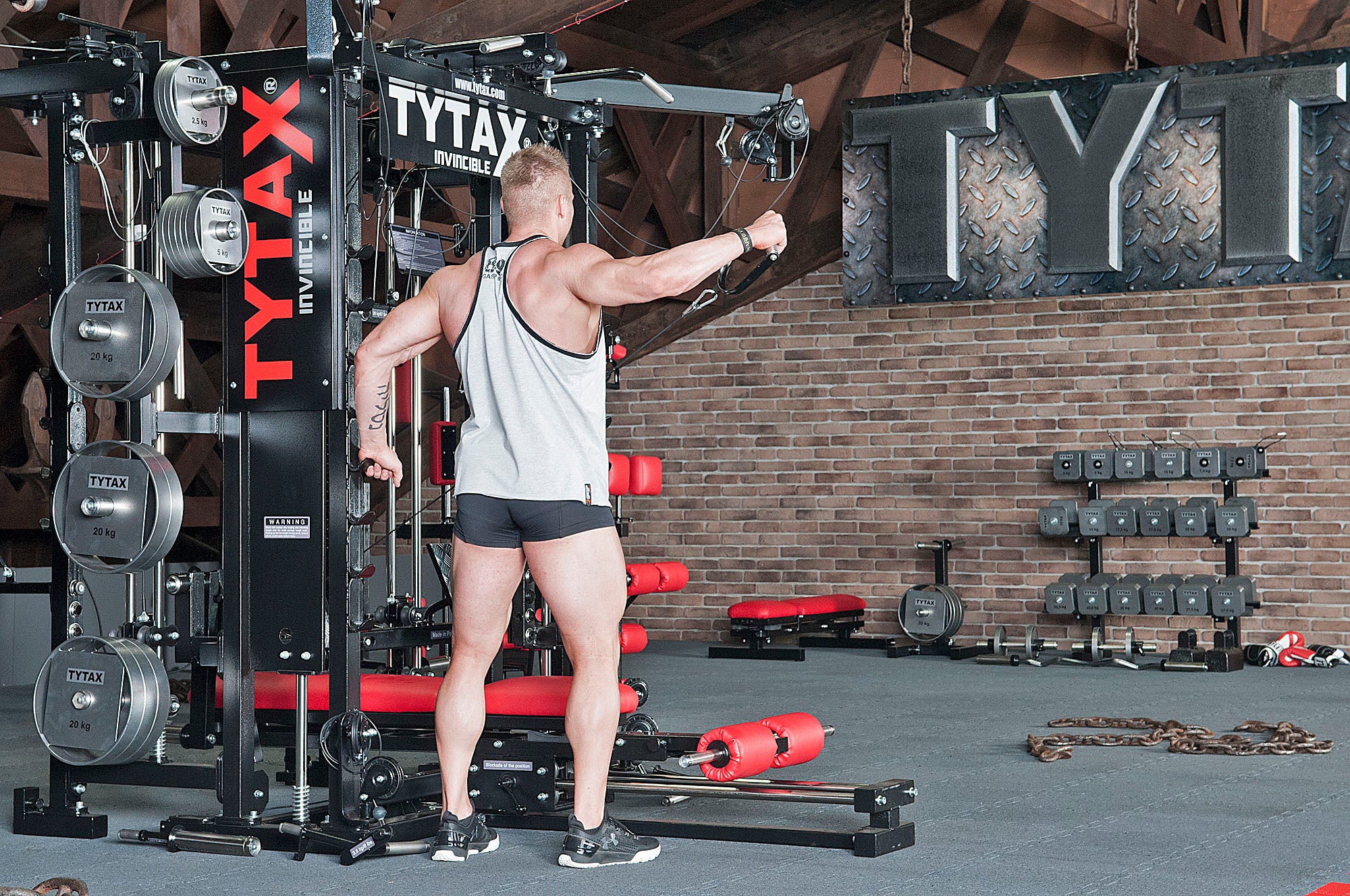 Seitheben Kabelzug einarmig