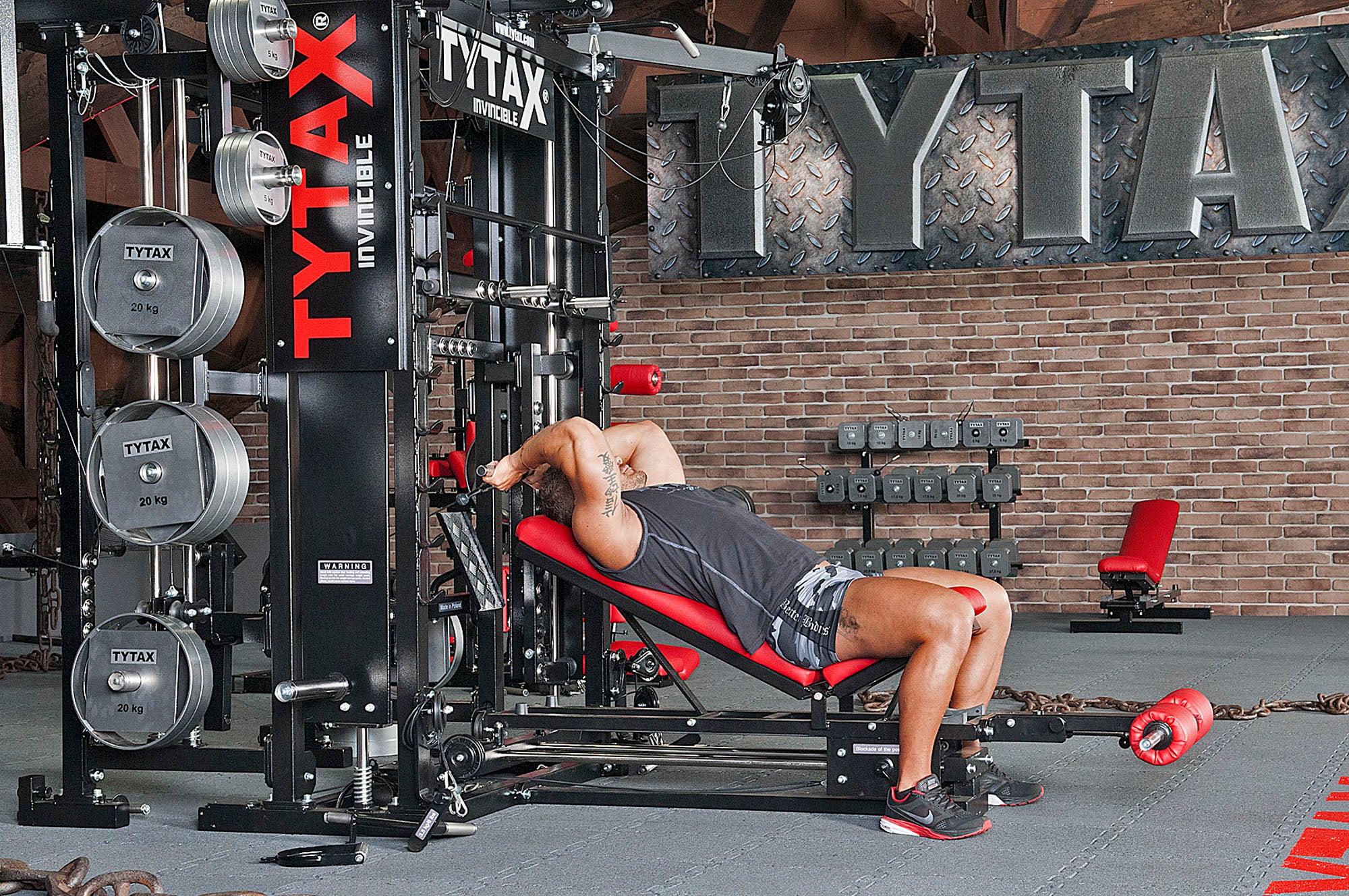 French-Press / Skull Crusher am Kabelzug