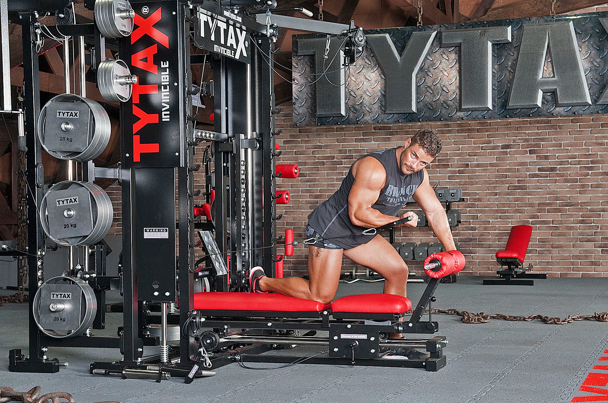 Einarmige Curls am Kabelzug