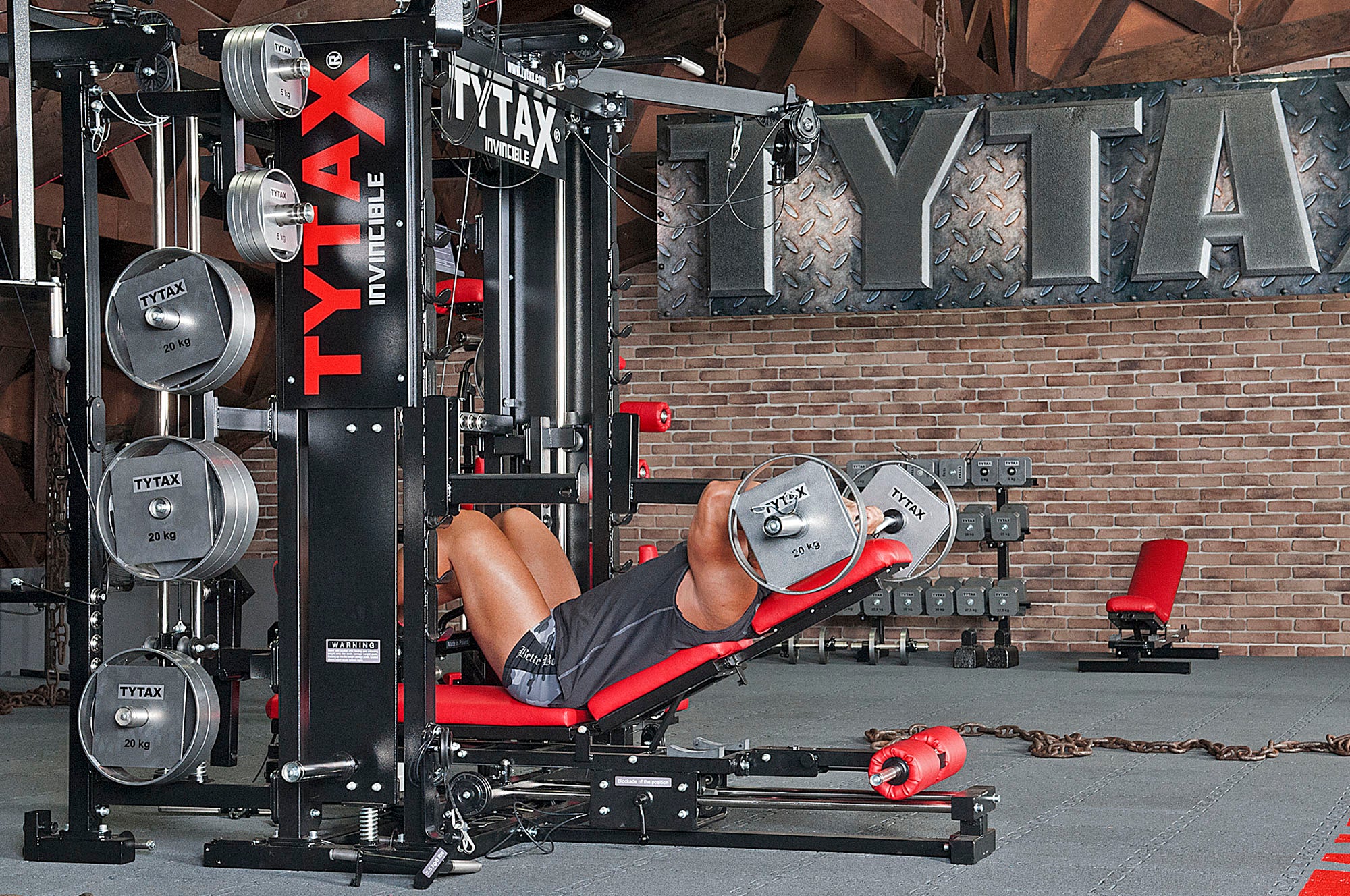 Langhantel Trizeps-Strecker positiv