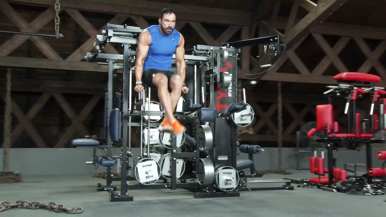 Bein-Hüft-heben hängend