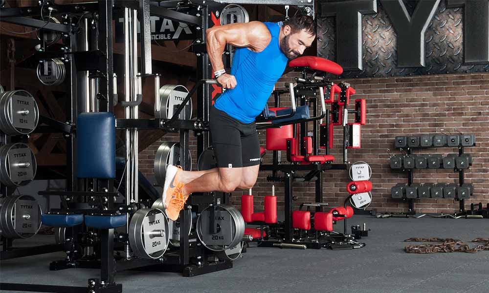 TYTAX T3-X Multi-Gym Kraftstation mit Multipresse, Kabelzug und Power-Rack