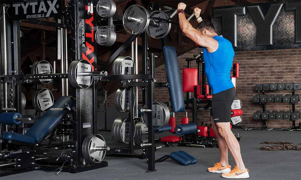 TYTAX T3-X Multi-Gym Kraftstation mit Multipresse, Kabelzug und Power-Rack