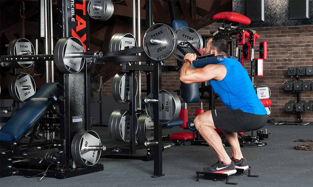 TYTAX T3-X Multi-Gym Kraftstation mit Multipresse, Kabelzug und Power-Rack