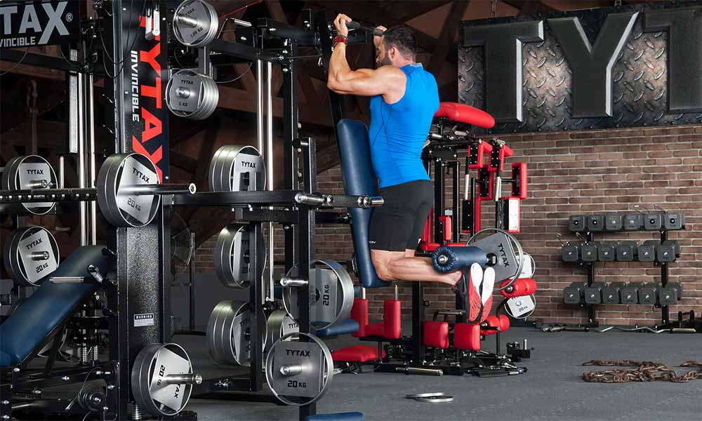 TYTAX T3-X Multi-Gym Kraftstation mit Multipresse, Kabelzug und Power-Rack