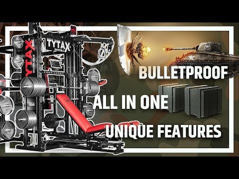 TYTAX T3-X Multi-Gym Kraftstation mit Multipresse, Kabelzug und Power-Rack