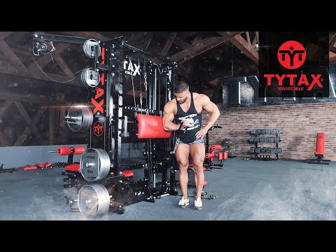 TYTAX T2-X Multi-Gym Kraftstation mit Multipresse, Kabelzug und Power-Rack