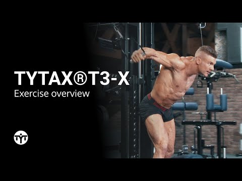 TYTAX T3-X Multi-Gym Kraftstation mit Multipresse, Kabelzug und Power-Rack