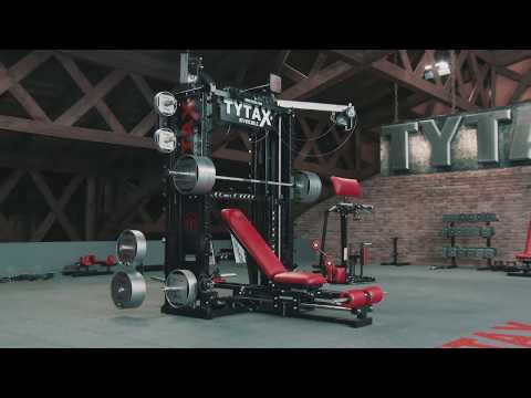 TYTAX T2-X Multi-Gym Kraftstation mit Multipresse, Kabelzug und Power-Rack